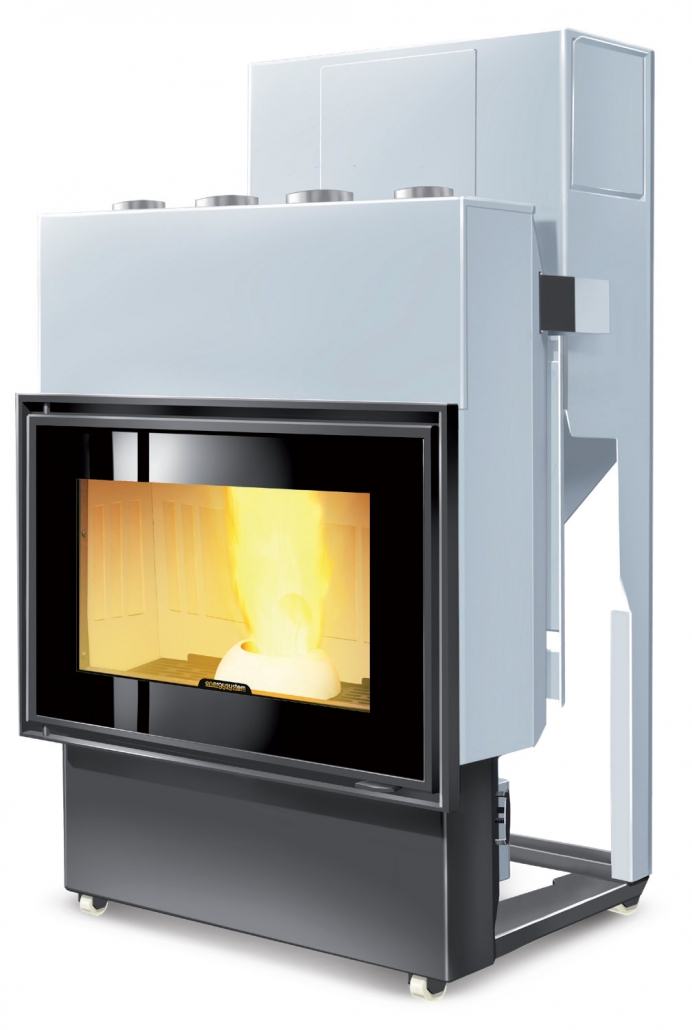 Semineu pe peleti tip insert Primo 15 13,5 kW