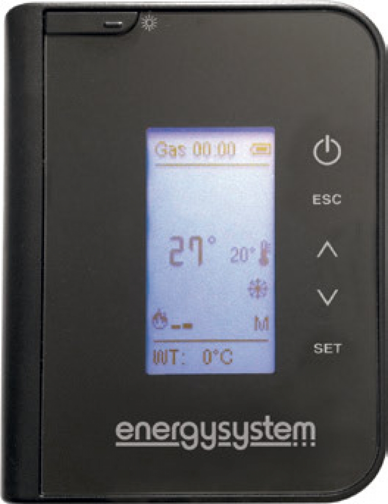 Semineu pe peleti tip insert Primo 15 13,5 kW - telecomanda