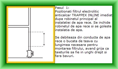 Intructiuni de montaj pasul 1