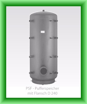 Puffer fara serpentina cu flansa Austria-Email model PSF - vedere fara izolatie