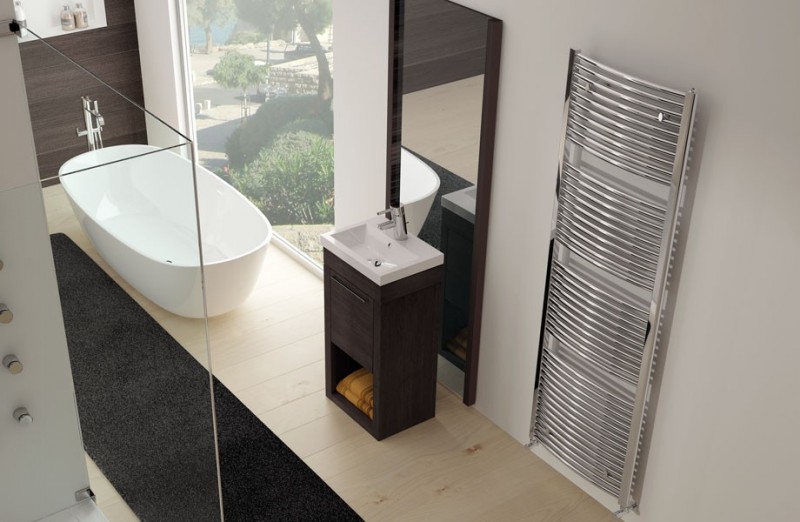 Exemplu de montaj radiator port-prosop