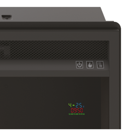 Focar de semineu electric TAGU PowerFlame - termostat