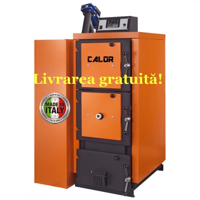 Centrala termica mixta pe lemn si peleti CalorCaldaie MX Automatica - Livrarea gratuitÄƒ