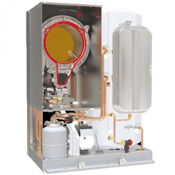 Centrala termica pe gaz in condensatie cu boiler BLUEHELIX TOP RRT 28/34 K 50 - vedere interioara