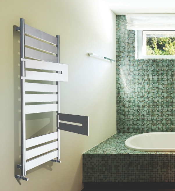Radiator port-prosop decorativ RADOX APOLLO FLEXI - exemplu de montaj