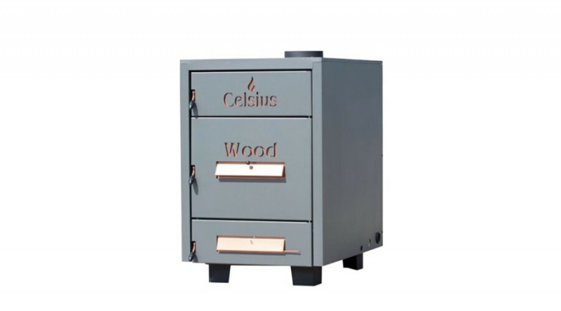 Cazan pe combustibil solid din otel, 85 kW, Celsius. Poza 8460