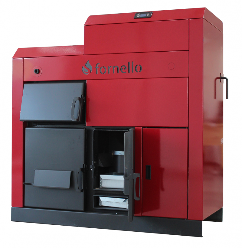 Centrala Fornello Eco Energy mixt 25 KW pe lemne si peleti