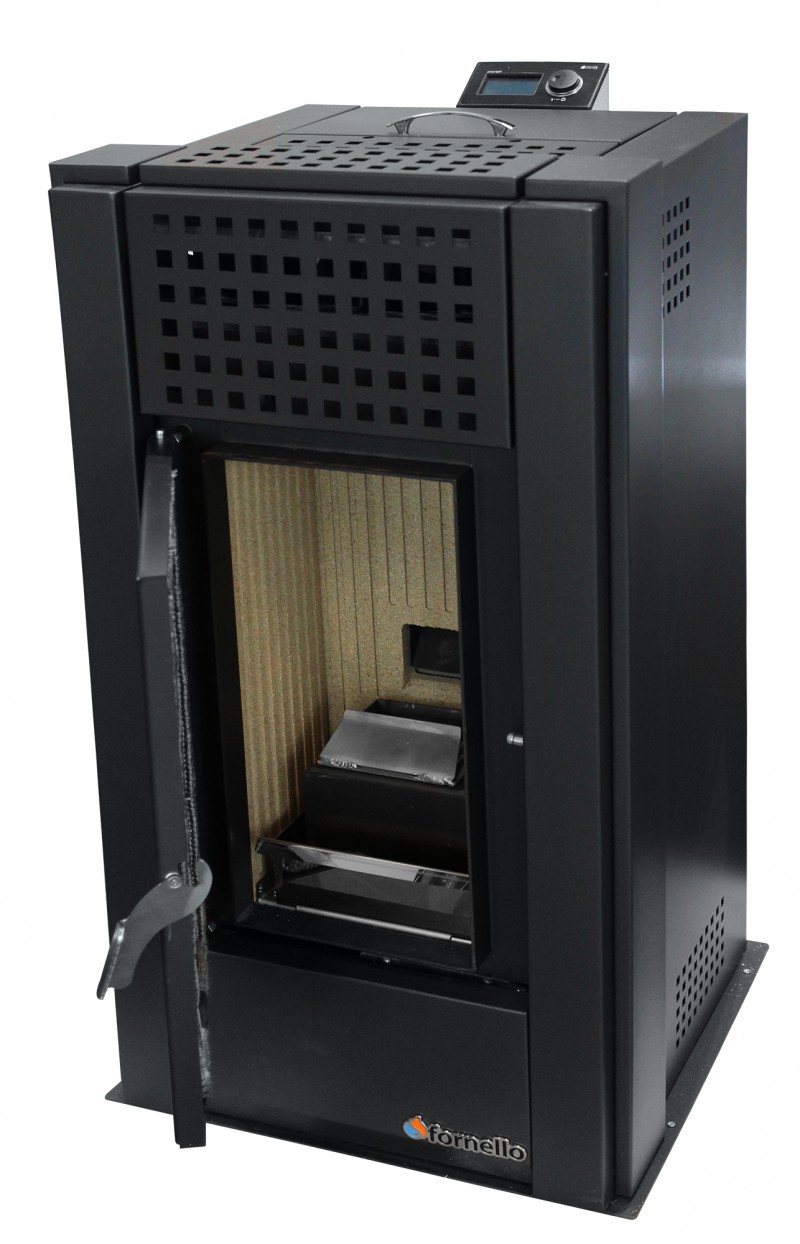Fornello Magnesia 9 KW Black