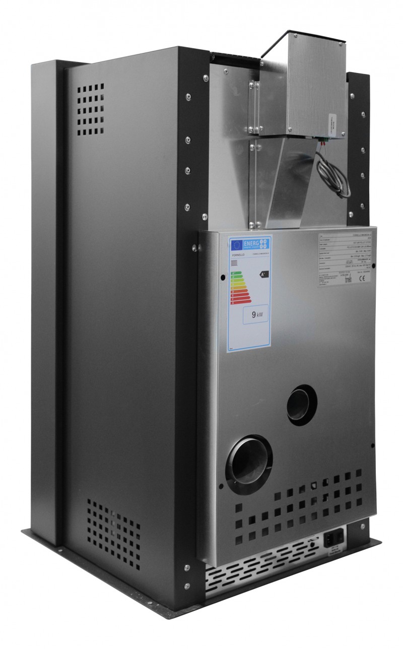 Fornello Magnesia 9 KW Black