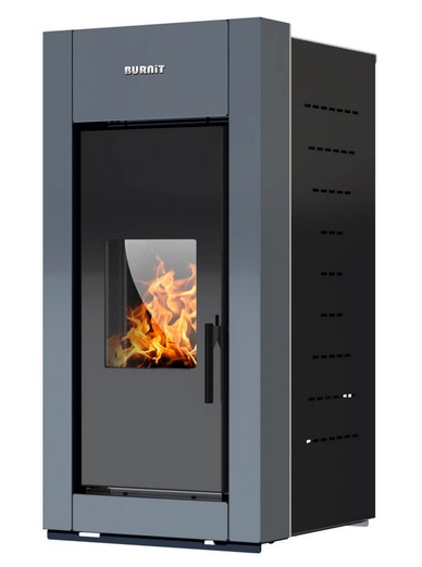 Termosemineu pe peleti TREND NOVATION 20 kW gri WiFi BURNIT