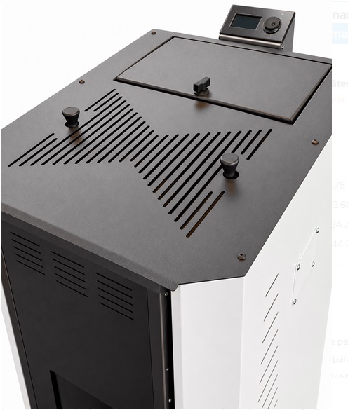 Termosemineu pe peleti Fornello Camino Rossi 35 kW