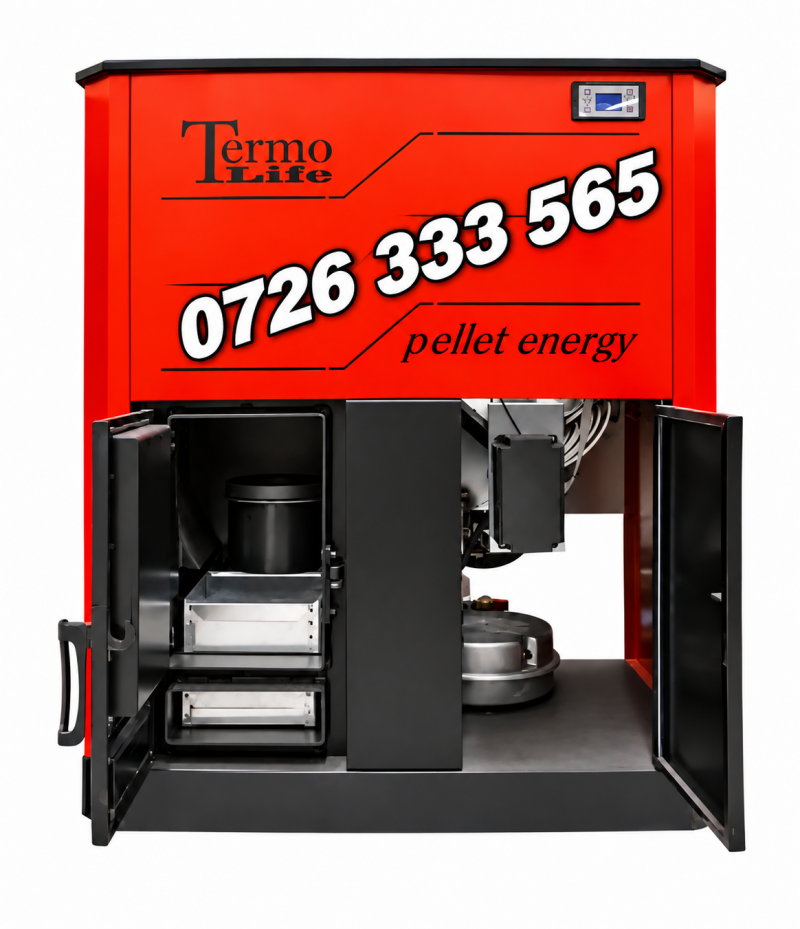 Cazan-centrala pe peleti Alpin 75 kW