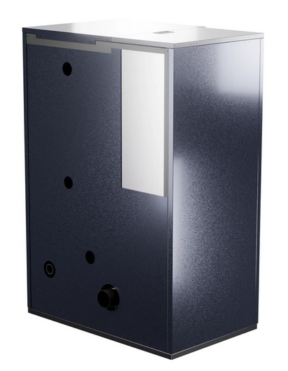 Cazan-centrala pe peleti 26 kW, BlauTech, WiFi, A++, buncar 75 kg, touchscreen