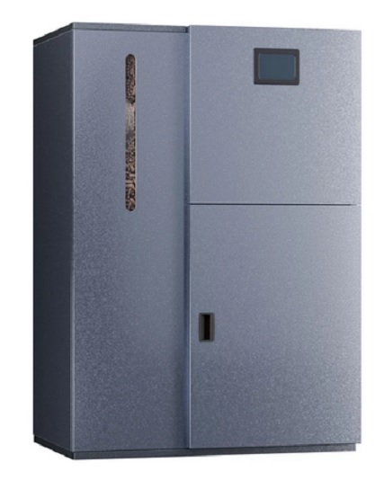 Cazan-centrala pe peleti 26 kW, BlauTech, WiFi, A++, buncar 75 kg, touchscreen