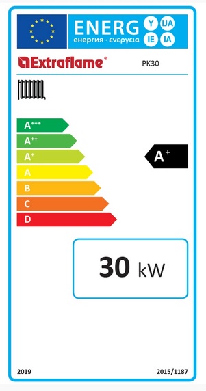 Cazan-centrala pe peleti Nordica-Extraflame PK30 kW, Wi-Fi
