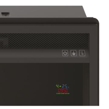 Poza Focar de semineu electric TAGU PowerFlame - termostat