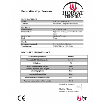 Poza Soba Tip Centrala cu cuptor Ht Feniks Rne 26 kW