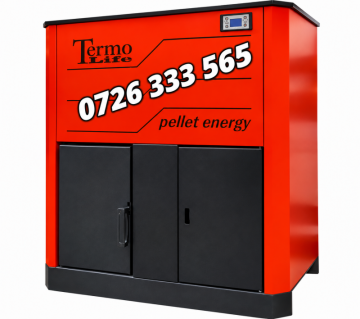 Poza Cazan-centrala pe peleti Alpin 75 kW