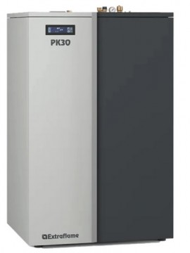 poza Cazan-centrala pe peleti Nordica-Extraflame PK30 kW, Wi-Fi, autocuratire, rezervor 75 kg, pâna la 860 m³