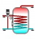 Schema de montaj pentru robinet termostatat cu 3 cai pentru boiler de apa calda
