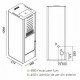 Semineu pe peleti KAREN 9 kW - desen tehnic